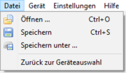 Datei-Menü