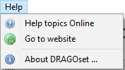 Help menu