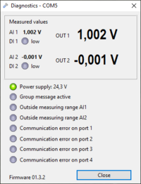 Device diagnostics