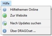 Hilfe-Menü