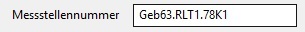 Ihre Messstellennnummer
