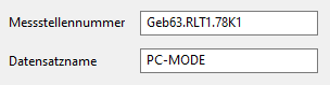 Ihre Messstellennnummer