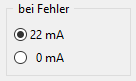 Fehlersignalisierung