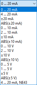 Input selection