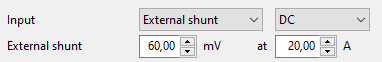 External shunt